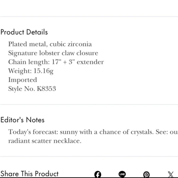 $148 Kate Spade Sunny Scatter Necklace - Picture 4 of 6